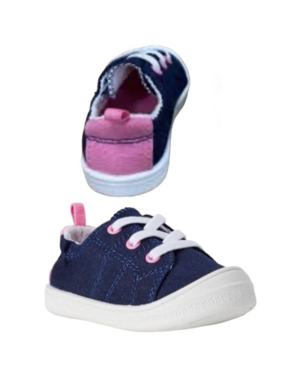 Wonder Nation Slip On Bump Toe Sneakers